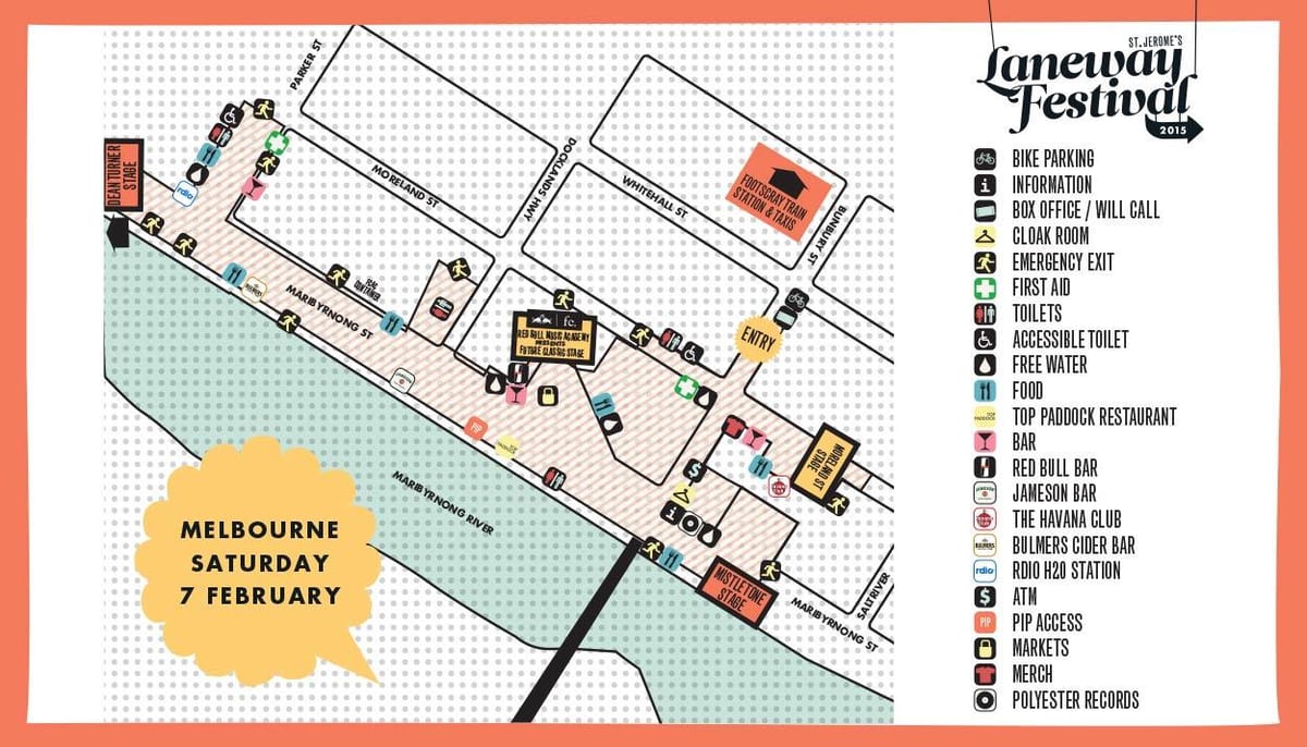 ਨਕਸ਼ਾ ਦੇ ਮੇਲ੍ਬਰ੍ਨ laneways