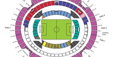 ਨਕਸ਼ਾ ਦੇ Etihad ਸਟੇਡੀਅਮ ਨੂੰ ਮੈਲਬਰਨ